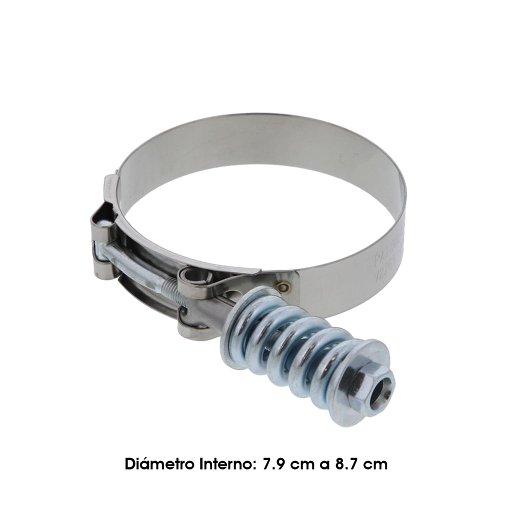 Abrazadera Con Resorte De 3-1/8" a 3-7/16" o 79,50 mm a 87,40 mm
