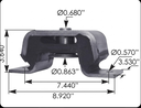 Soporte trasero motor CH - 99