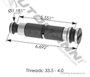 Pasador Roscado Resorte delantero Mack Vision/CH/GU/CXU