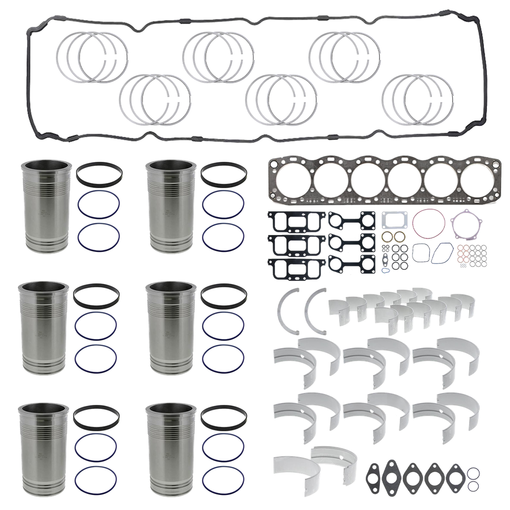 Kit overhaul std. medio s/pistón 3mm motor S60 12.7L /CL-120
