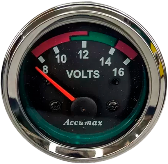 Voltimetro de 12V Ø 2-1/8