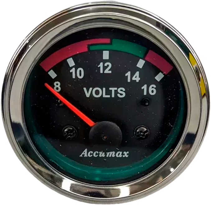 Voltimetro de 24V Ø 2-1/8