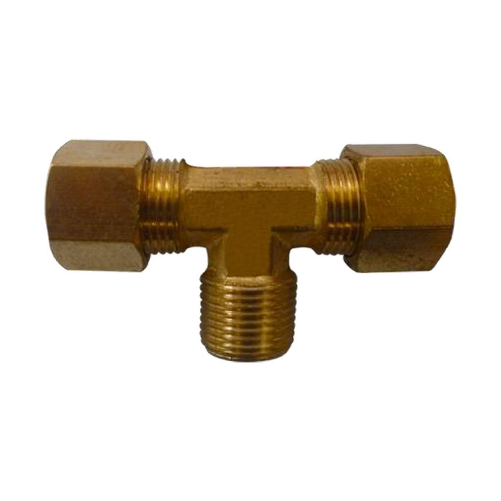 Conex.Bronce Union T central 1/4x1/8