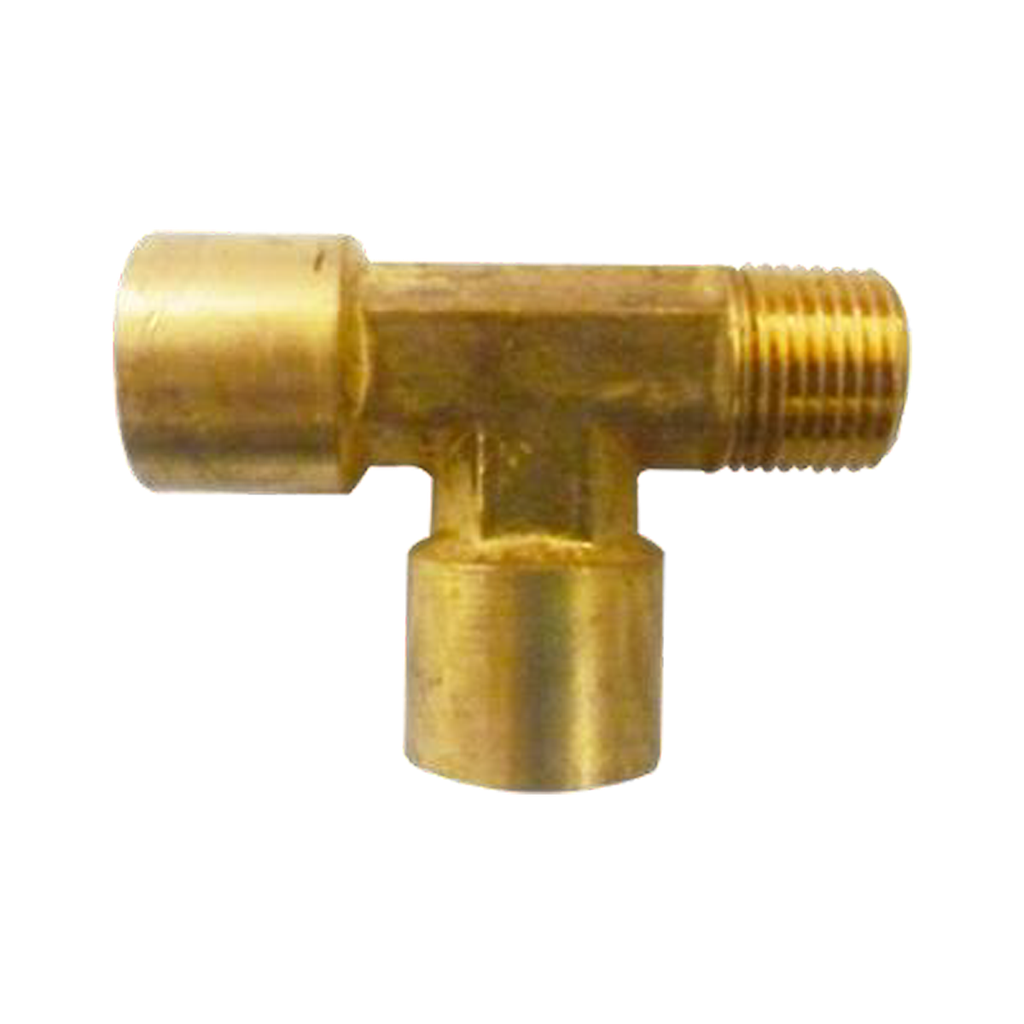 Conex.Bronce T NPT 90° 1/4