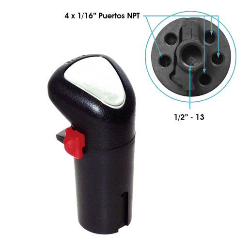 [174.6913] Palanca Doble Selectora Punto Rojo 13 Velocidades CL/M2