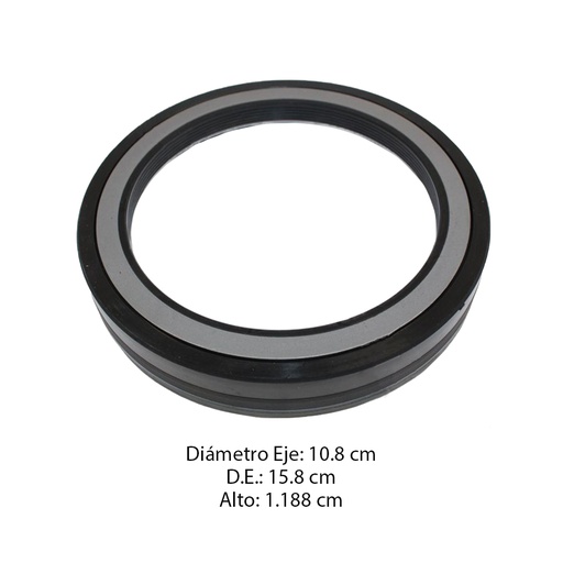 [181.370003A] Sello Rueda Trasera Diferencial Rockwell CL/FL-120-Vision-Kodiak-Freightliner-International-kenworth-Cargo/1721