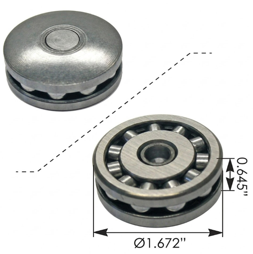 [460.T050] Rodamiento Plano del Kin Pin Conico AKP-3479 RD/CH
