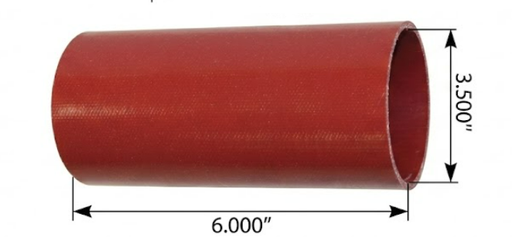 [561.62600] Manguera Aire Aftercooler/Turbo E7S de 3,5" D.I x 6" Largo