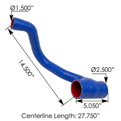 [561.744GB53] Manguera T bypass del Enfriador Aceite Mack E7