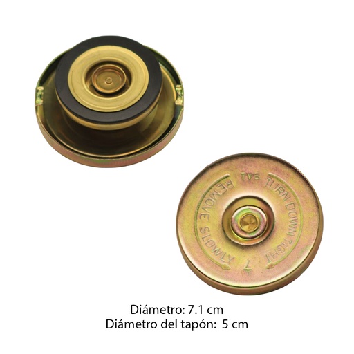 [572.2028] Tapa de Radiador 7 Lbs con cuello de 2-5/8 Mack