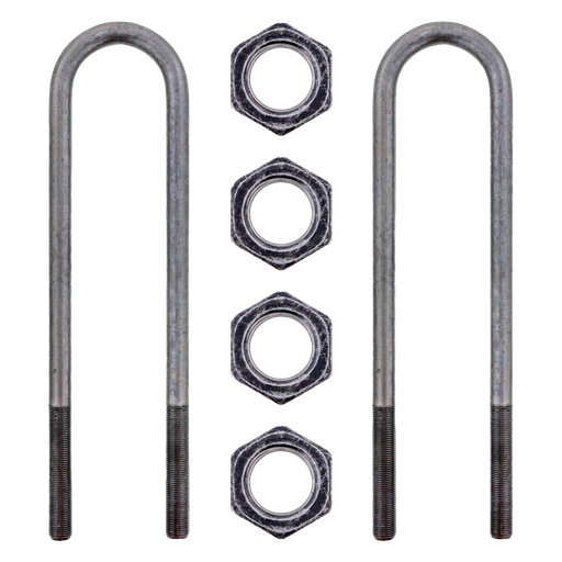 [FUB4962] Abrazadera U ancho Ancho 3"- Largo 15" - 4" Rosca de 1/4  Mack CH / Vision