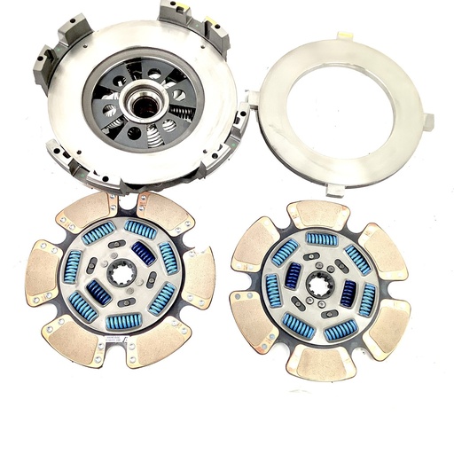 [MU-155698-12SB9] Kit Embrague 600HP Mack MP8/kenworth de 15/2, 9R, 6P, 2” Manzana Grande