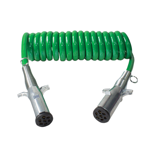 [SAP-BE27071] Cable espiral electrico 7 vias 12 ft