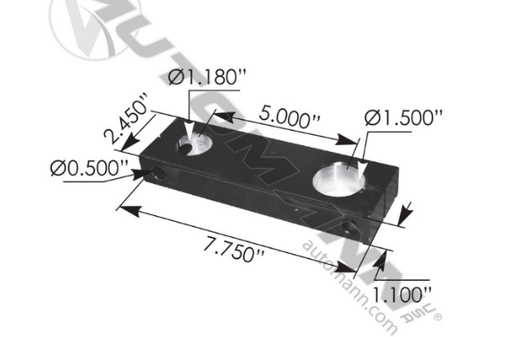 [M62833A] Gemelos o Barra lateral Delantero Mack CH/GU/CX
