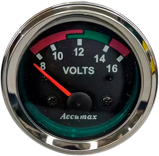 [ACGO-0004] Voltimetro de 12V Ø 2-1/8