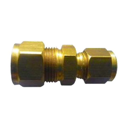 [62F-06] Conex. Bronce Union Recta P/compre. 3/8