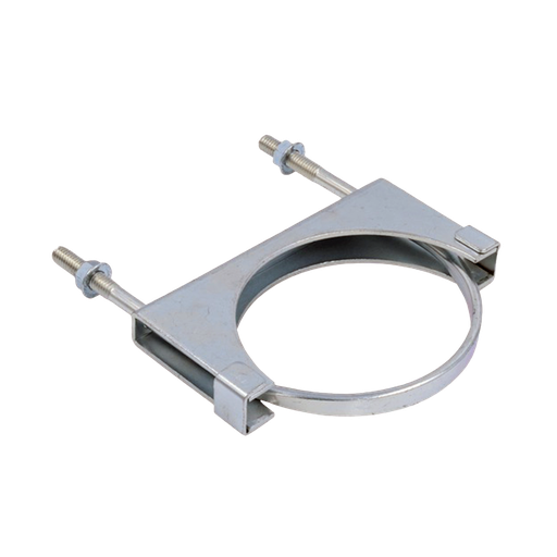 [S-25034] Abrazadera de escape tipo U fina De 5" Cromada