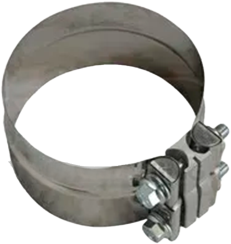 [S-25852] Abrazadera de Escape Tipo Faja De 5" de Acero Inoxidable