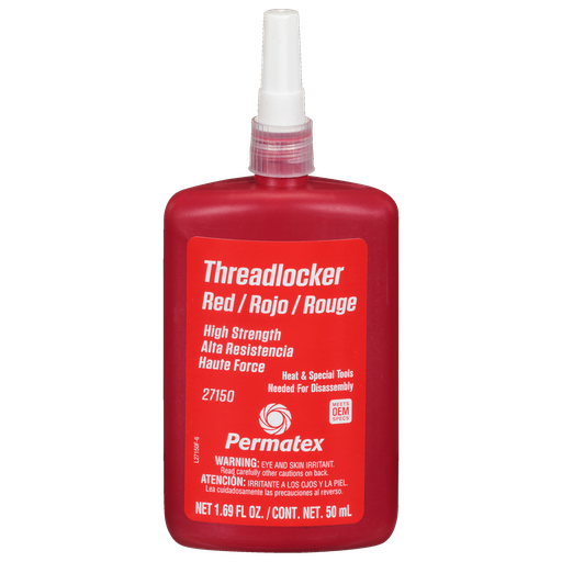 [PERMATEX-27150] Traba Rosca Rojo De 50ml Alta Resistencia